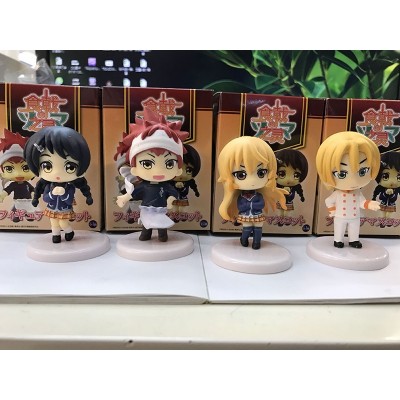Shokugeki No Soma - Set de 4 figuras