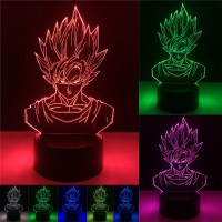 Dragon Ball - Lampara de Goku 3D