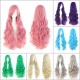 Cosplay - Peluca ondulada 80cm varios colores