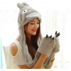 Totoro gorro 3 en 1 (Gorro, guantes y bufanda)