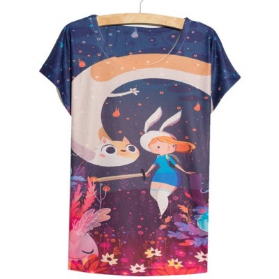 Hora de aventuras - Camiseta Fionna & Cake