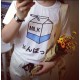 Camiseta Milk - Letras japones