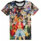 Camiseta anime - Naruto, One Piece, Pikachu
