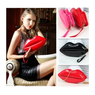 Bolso modelo labios