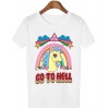 Camiseta Unicornio Go To Hell