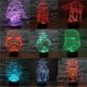 Lampara Led 3D Star Wars
