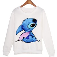 Sudadera Blanca Stitch