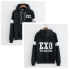 KPOP - Sudadera EXO con capucha y cremallera