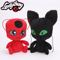 Miraculous Ladybug - Peluche de Plagg y Tikki